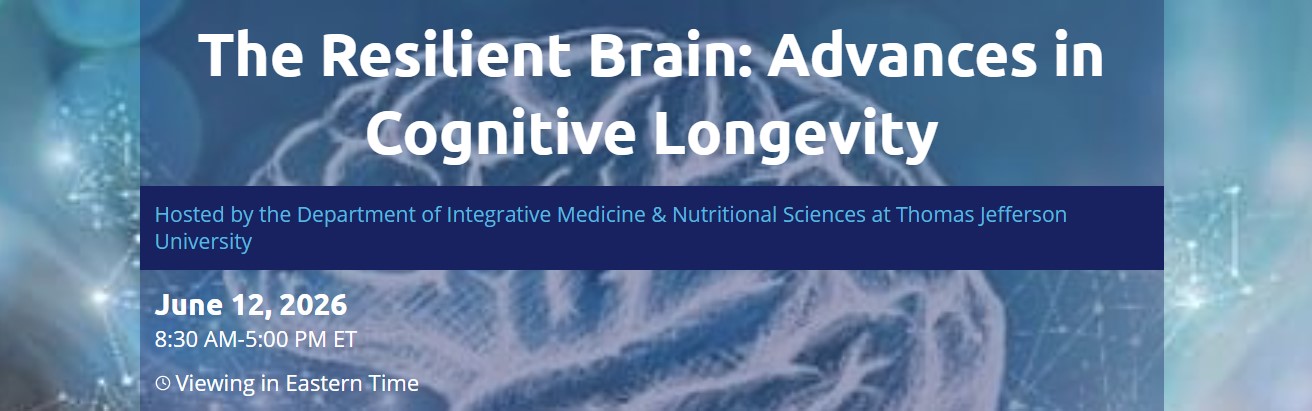 The Resilient Brain: Advances in Cognitive Longevity Banner